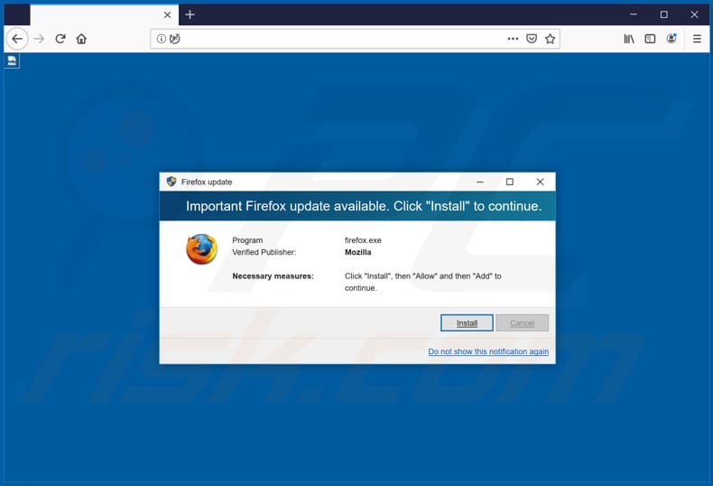 guj5.xyz fake firefox update