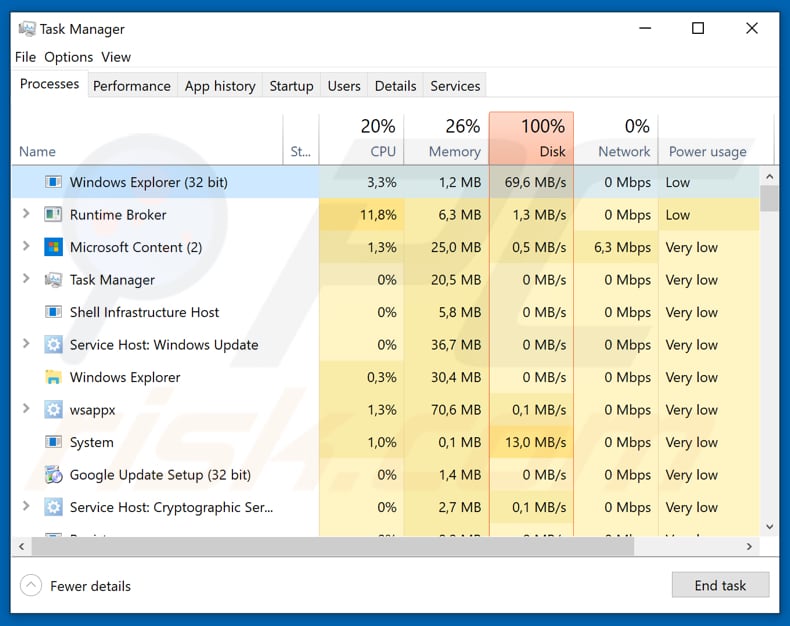 kangaroo Windows Explorer process in task manager
