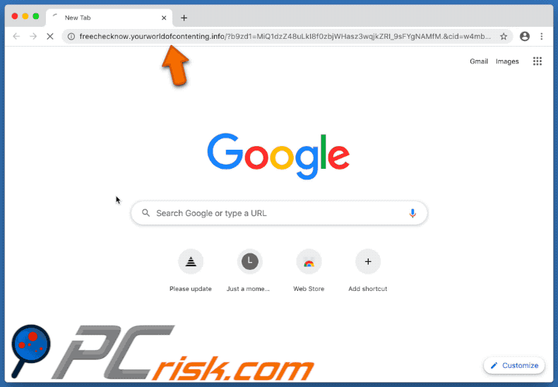 latest version of adobe flash player scam redirects to other scam pages