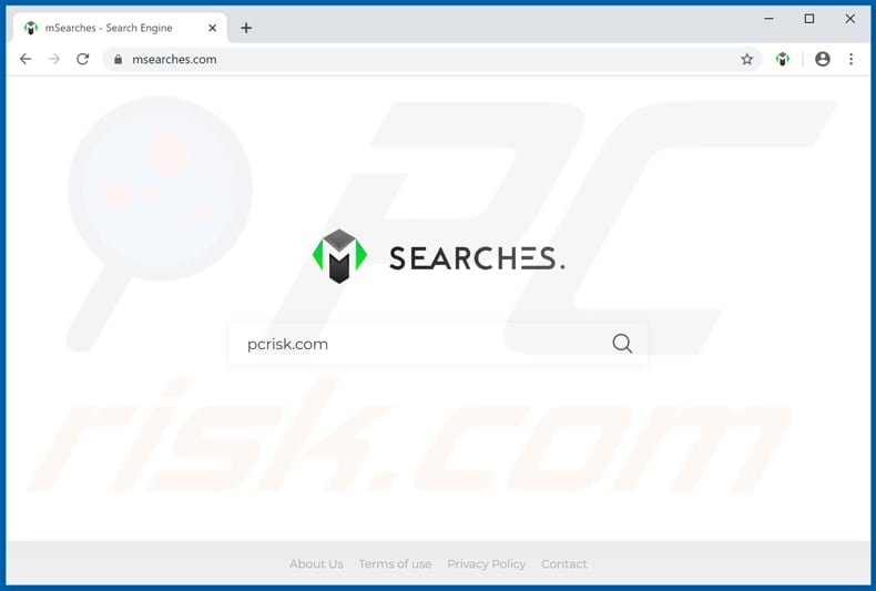 mmsearches startpage browser hijacker msearches.com web page