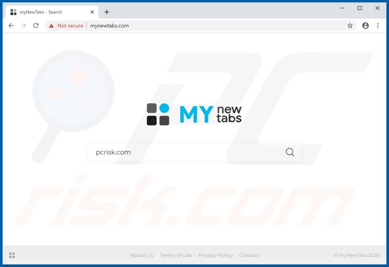 mynewtabs.com browser hijacker