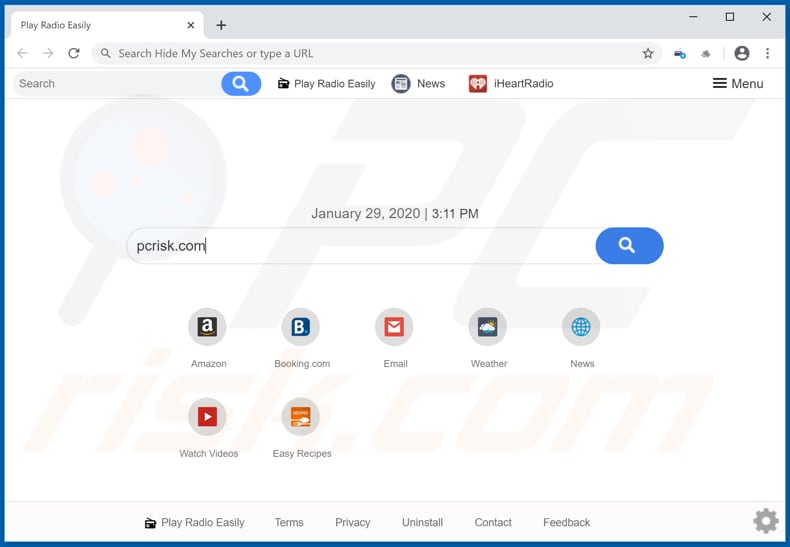 search.playradioeasilytab.com browser hijacker