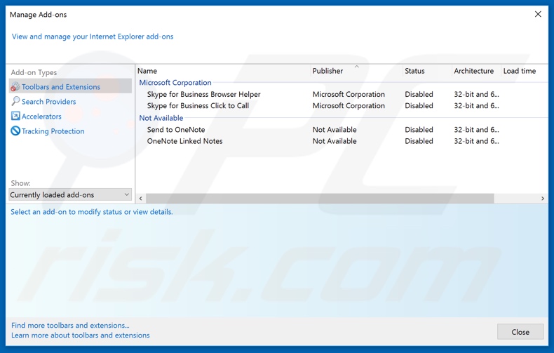 Removing rewardsawesome[.]com ads from Internet Explorer step 2