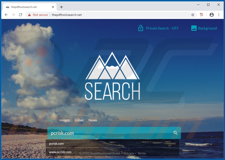 thepdftoolssearch.net browser hijacker