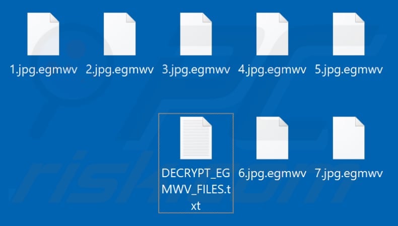 Files encrypted by doctor666 ransomware (.egmwv extension)