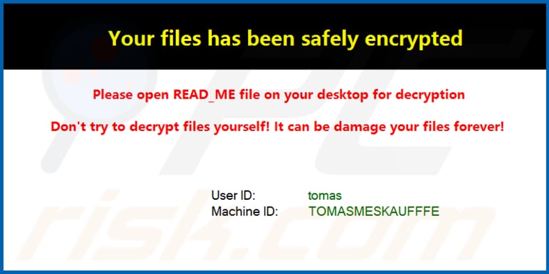 EncoderCSL decrypt instructions (pop-up window)