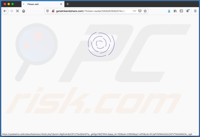 getalinkandshare[.]com scam