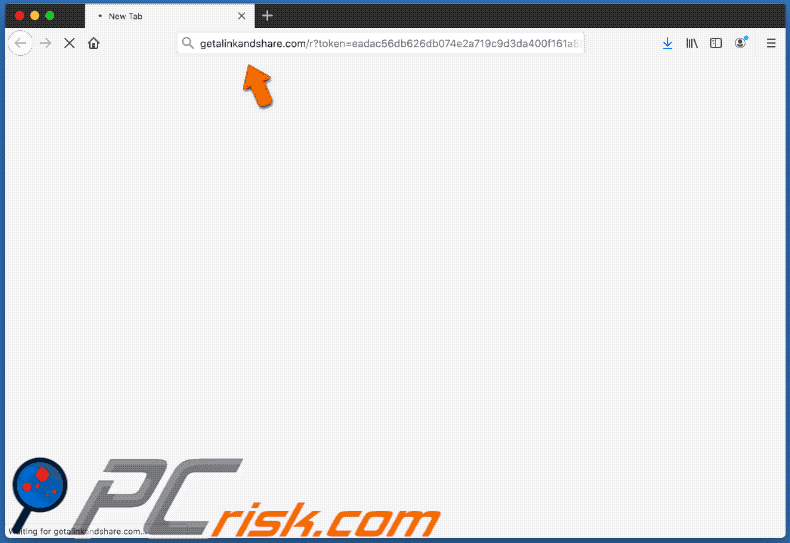 getalinkandshare.com redirects to mac keeper download page