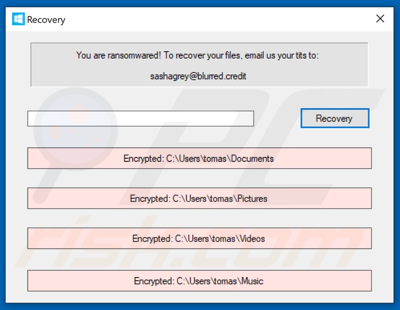 iwanttits ransomware ransom note pop-up