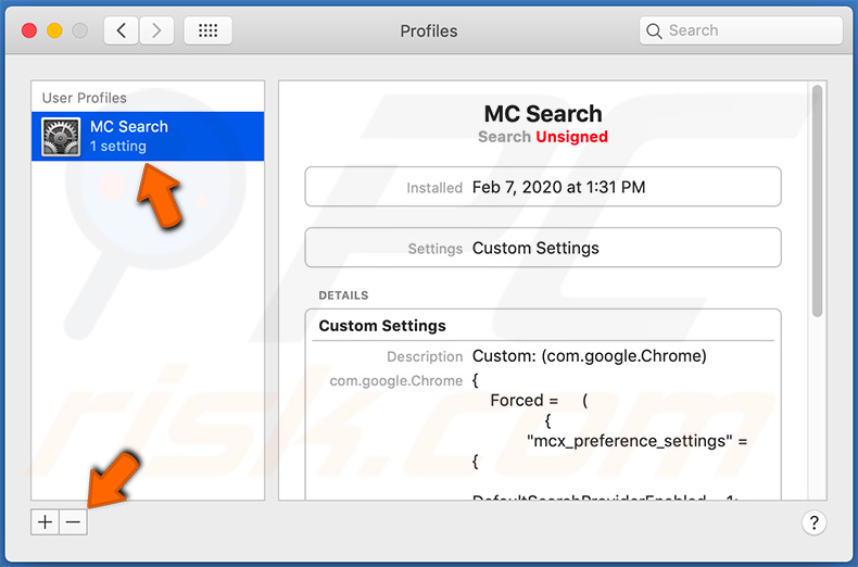 search.fastsearch.me and mc.fastsearch.me preferences step 2