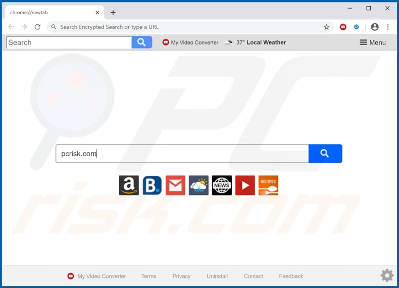 search.hfilevideoconverter.com browser hijacker