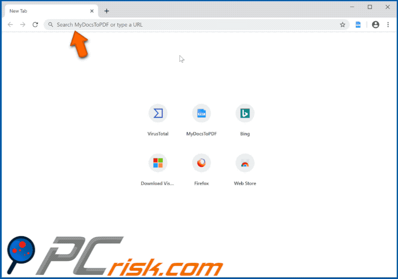 pdfsrch.com browser hijacker
