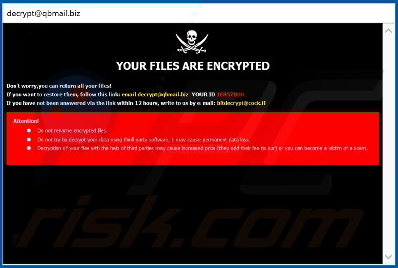 PAY (Dharma) decrypt instructions (pop-up)