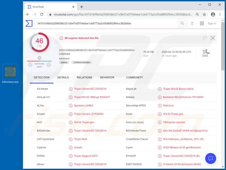 Malicious attachment distributed through PETRONAS Email Virus spam campaign