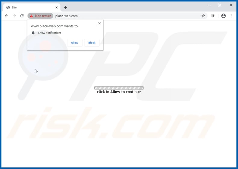 place-web[.]com pop-up redirects