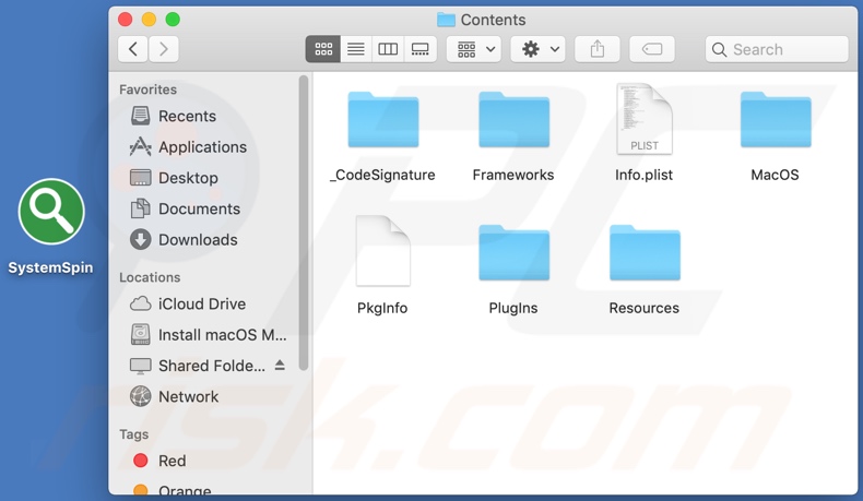 SystemSpin adware install folder