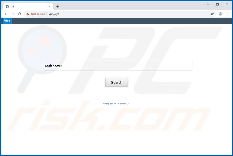 vprx.xyz browser hijacker