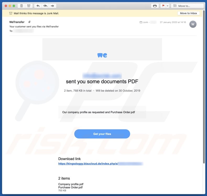 How do I send a link transfer? – WeTransfer Support