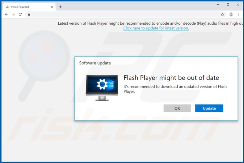 fake adobe flash player that installs Smash App+ or SApp+