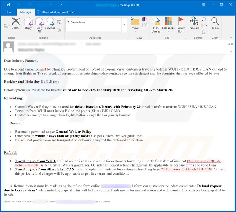 Coronavirus-related spam email spreading Remcos RAT, Ave Maria trojan and LimeRAT