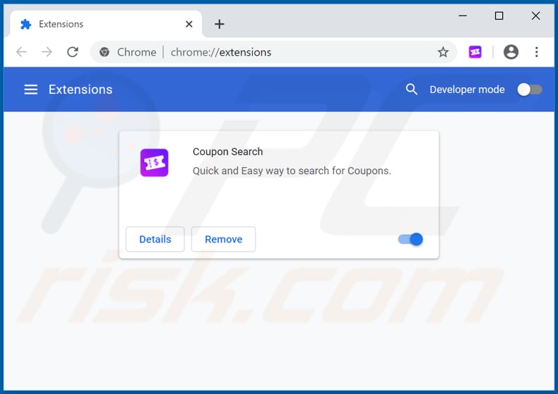 Removing searchforcoupons-svc.org related Google Chrome extensions
