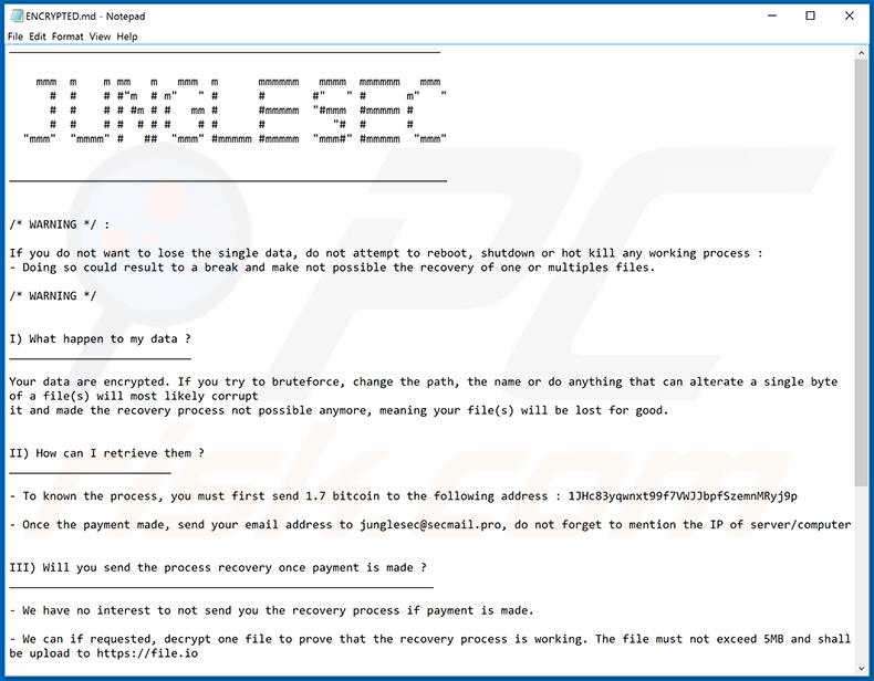 Updated JungleSec ransom note (ENCRYPTED.md)