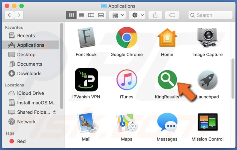 KingResults adware