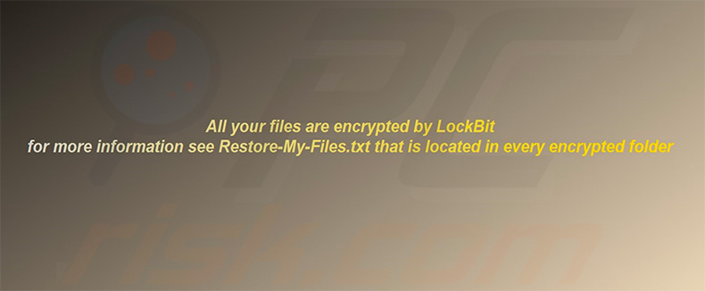 Updated LockBit ransomware changing the desktop wallpaper
