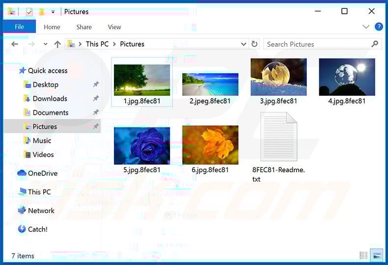 Mailto (NetWalker) ransomware encrypted files