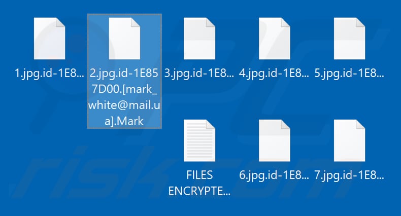 Files encrypted by Mark (Dharma) ransomware (.Mark (Dharma) extension)