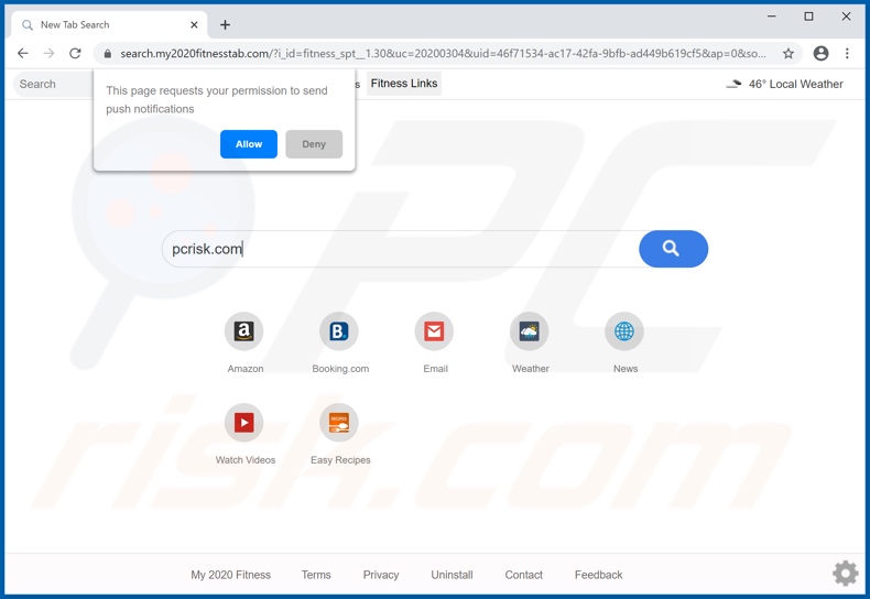 search.my2020fitnesstab.com browser hijacker