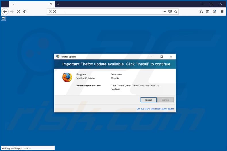 nvo1d.xyz fake firefox update download page