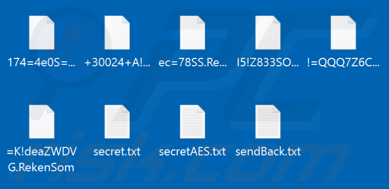 rekensom another variant encrypted files (.RekenSom extension)