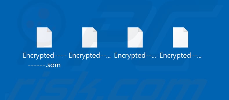 Files encrypted by RekenSom ransomware (.som extension)