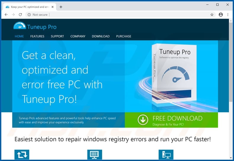 tuneup pro unwanted application download page