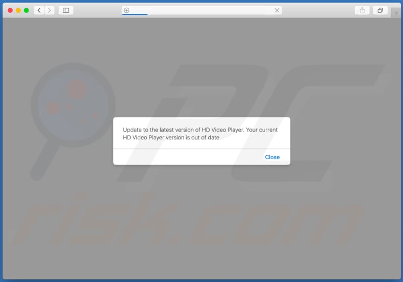 Update to the latest version of HD Video Player scam