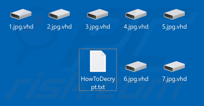 Files encrypted by Vhd ransomware (.vhd extension)