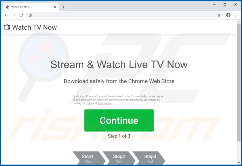 View Live News Promos pop-up redirects
