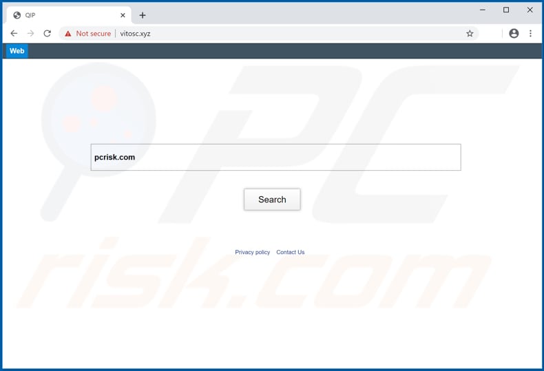 vitosc.xyz browser hijacker