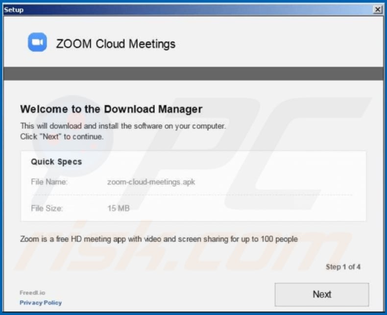 Zoom virus another malicious installer