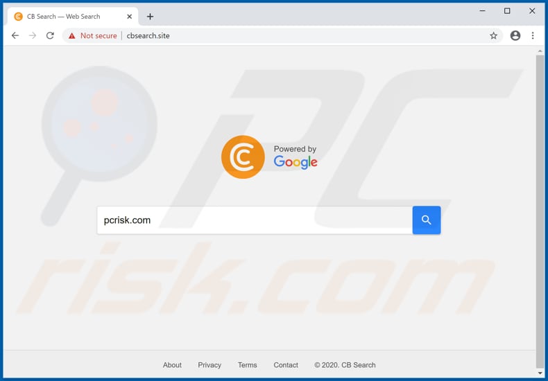 cbsearch.site browser hijacker