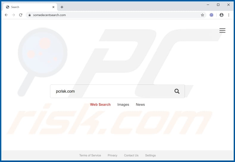 somedecentsearch.com browser hijacker
