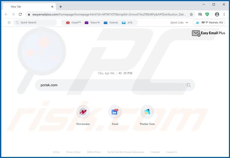 easyemailplus.com browser hijacker