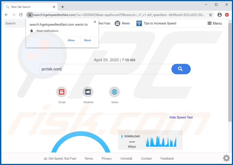 search.hgetspeedtestfast.com browserkaper