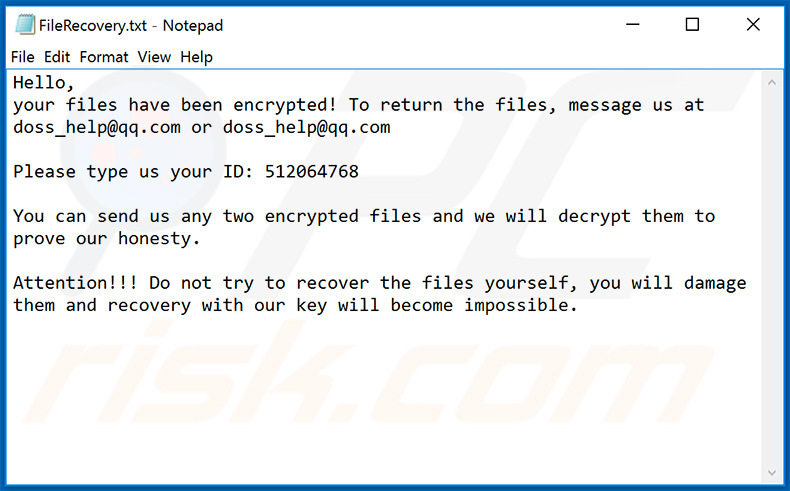 .google ransomware ransom note (2020-04-24)
