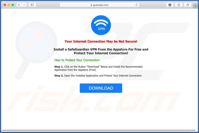 guardapl[.]com scam desktop version