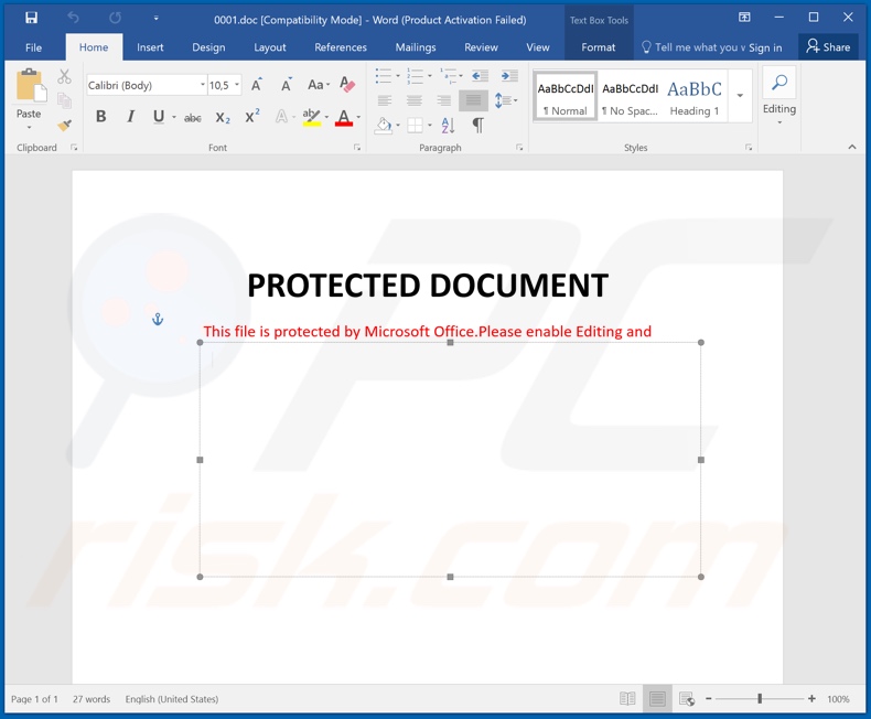 Malicious attachment distributing Lemon Duck malware