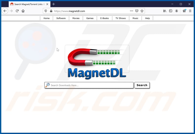 magnetdl[.]com pop-up redirects