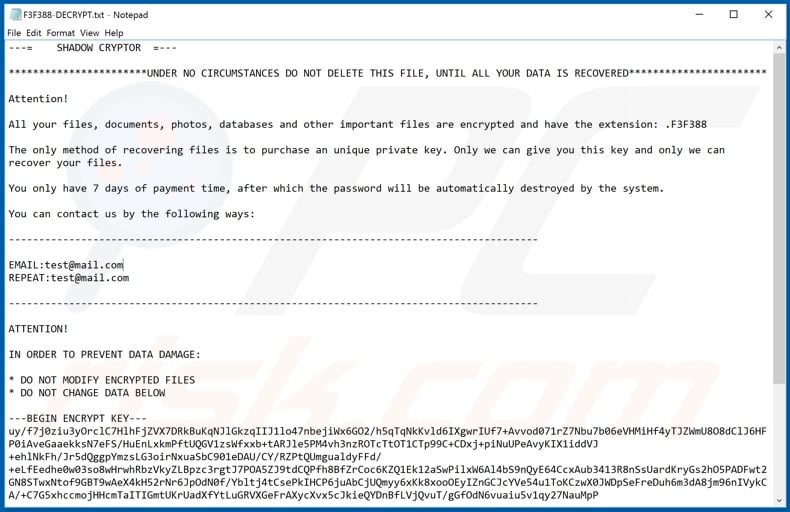 Shadow Cryptor decrypt instructions ([extension]-DECRYPT.txt)