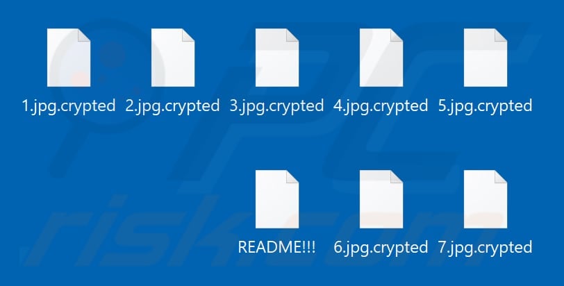 Files encrypted by ShkolotaCrypt ransomware (.crypted extension)